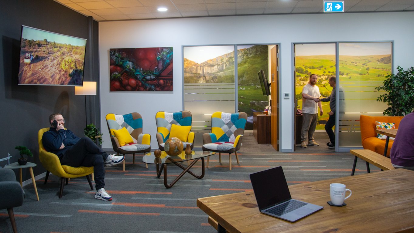 Open co-working and training space at Airedale House