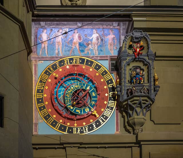 The Zytglogge astronomical clock in Bern