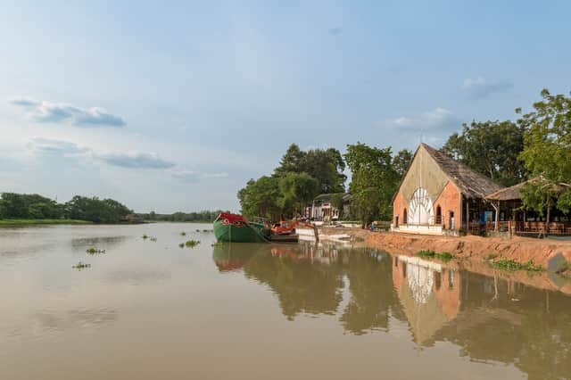 Saigon River at the Cu Chi tunnels