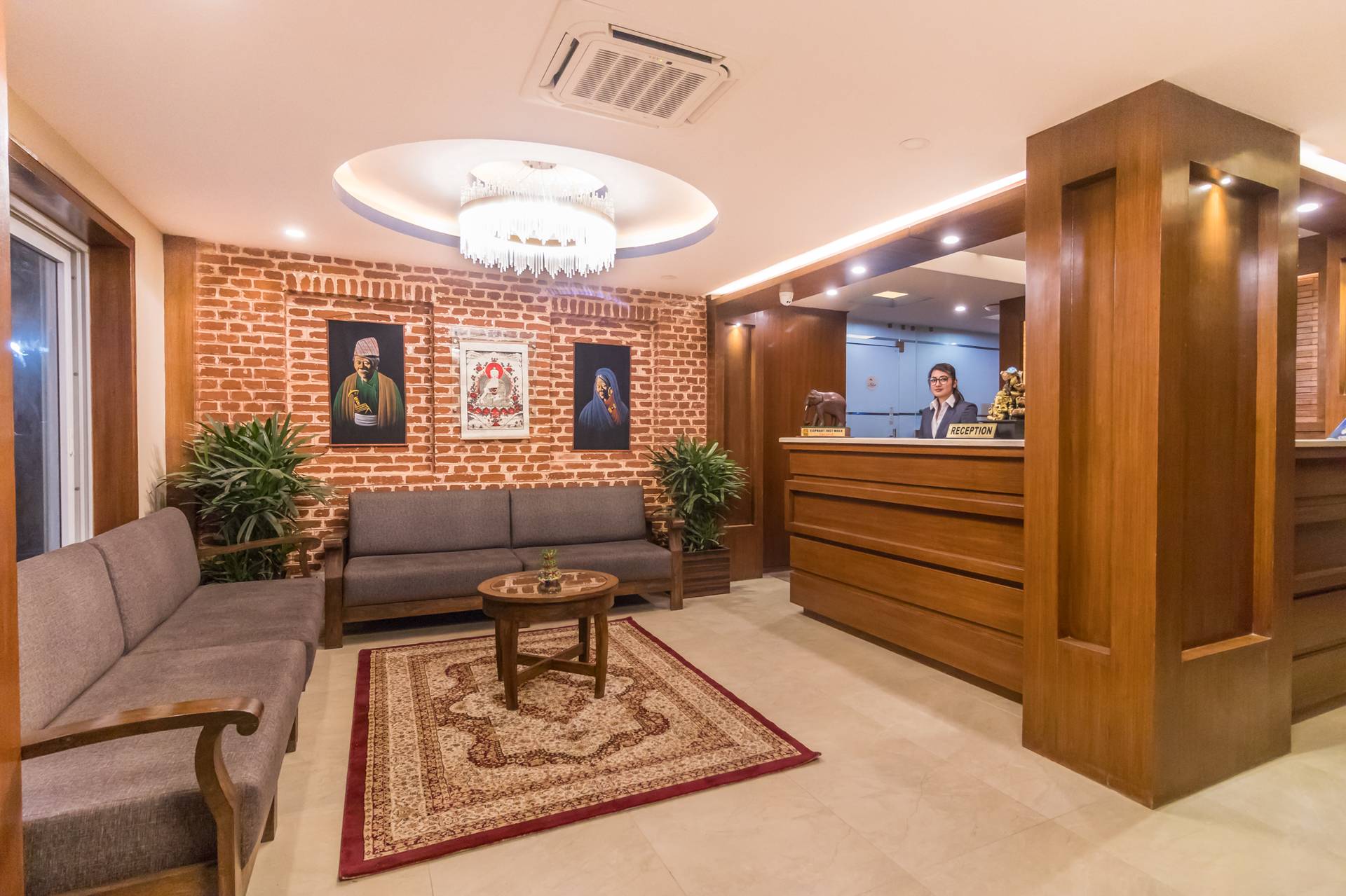 Reception at Himalayan Suite Hotel, Kathmandu