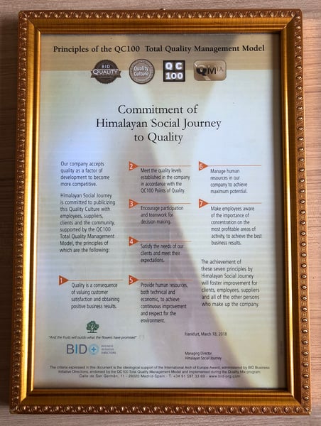 Arch of Europe Certificate
