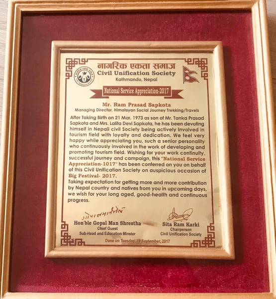 National Service Appreciation
