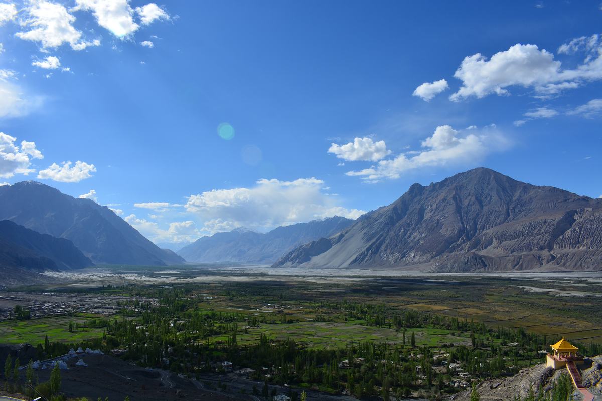 The Nubra Valley near Diskit, Ladakh, India