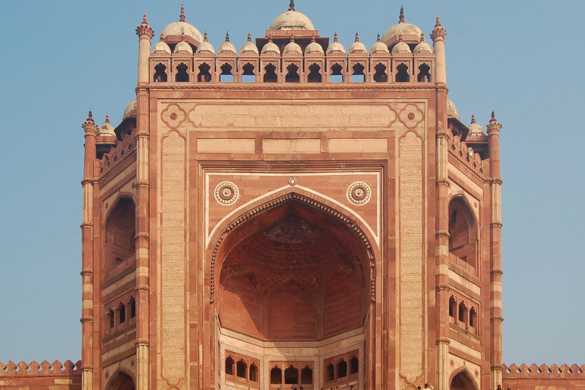 The Buland Darwaza gate at Fatehpur Sikri, Agra, India
