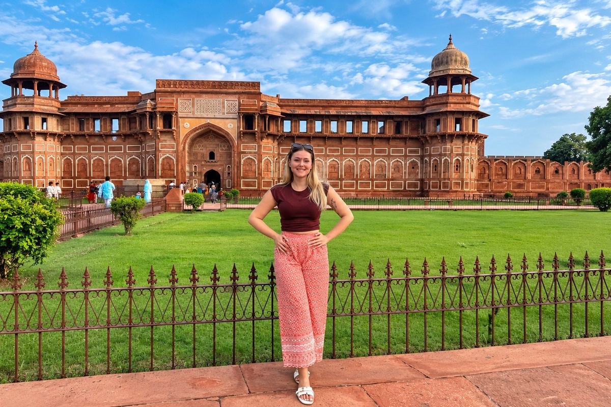 Jahangiri Mahal at Agra Fort, Agra, India