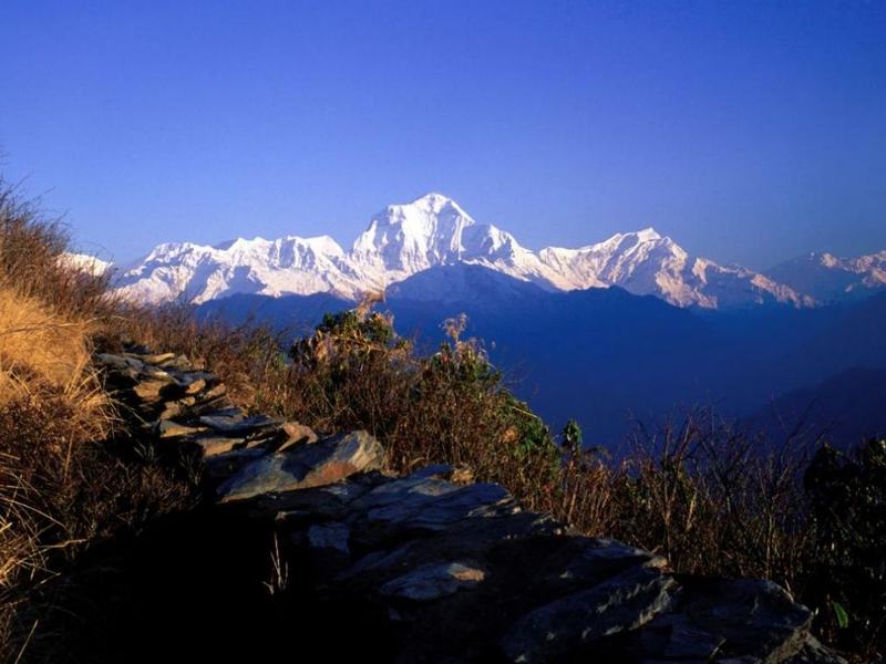 Breathtaking Sunrise Over Annapurna & Dhaulagiri Ranges