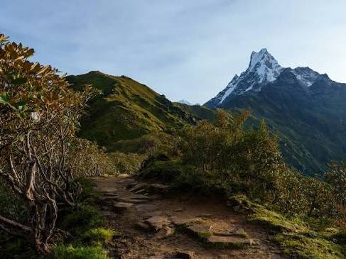 View of Machhapuchhre(Fishtail) Mountain