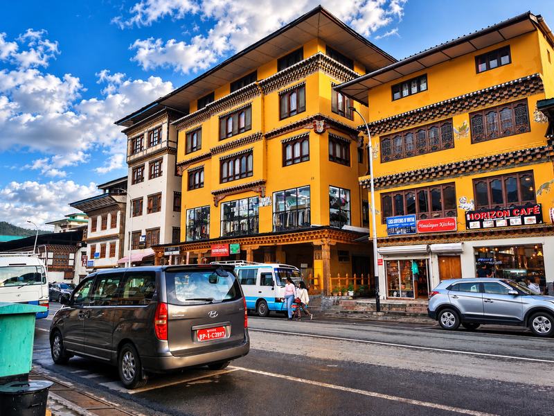 Thimphu, the only national capital on earth with no traffic lights.