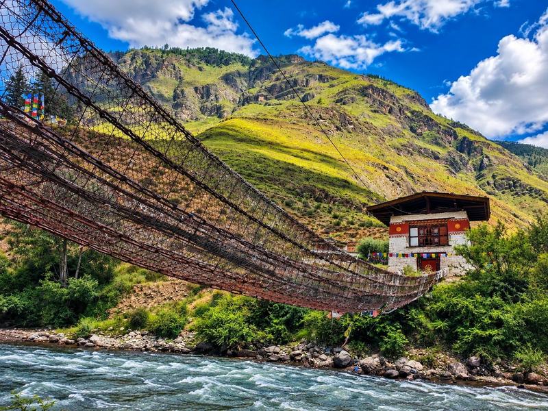 Tachog Lhakhang Iron Bridge