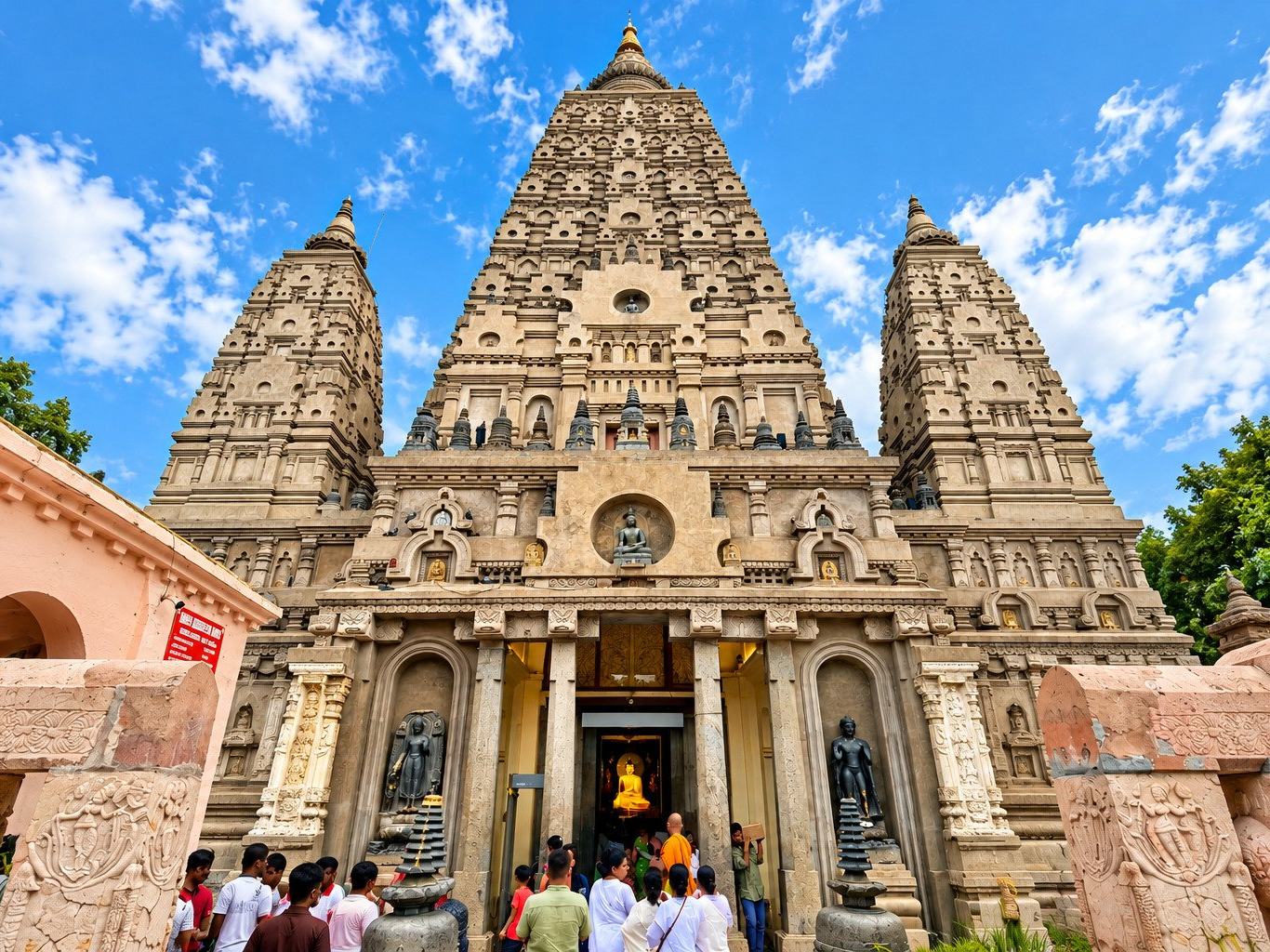 The Mahabodhi Temple, Bodh Gaya