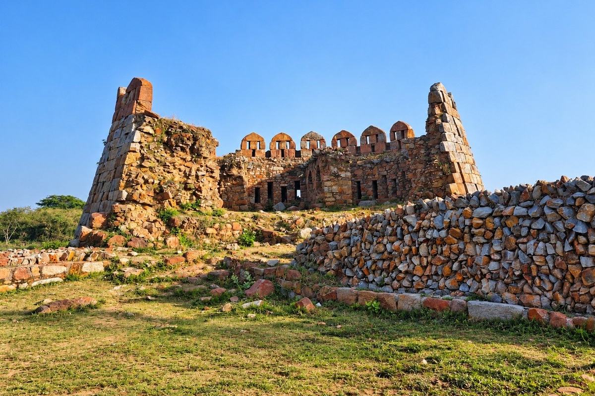 Fort hilltop ruins