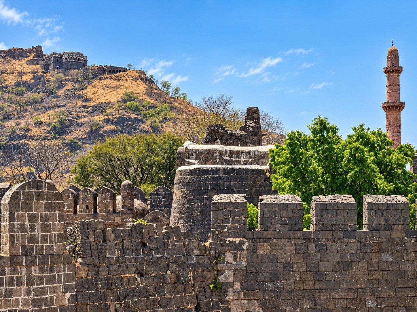 Daulatabad Fort and Chand Minar