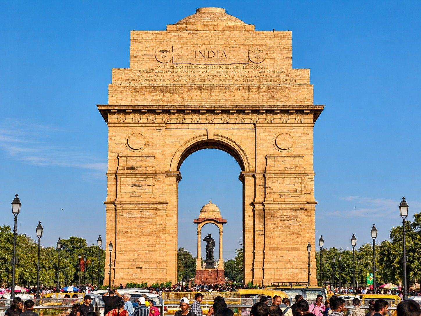 India Gate in the evening, Delhi