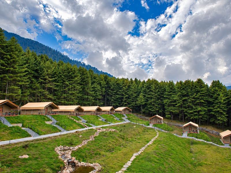 A night under canvas at 3,000 metres, with underfloor heating.