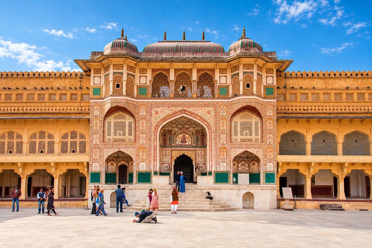 The Ganesh Pol gateway at Amber Fort, Jaipur, India