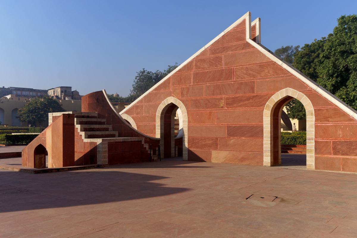 Jaipur - an instrument at the Jantar Mantar observatory