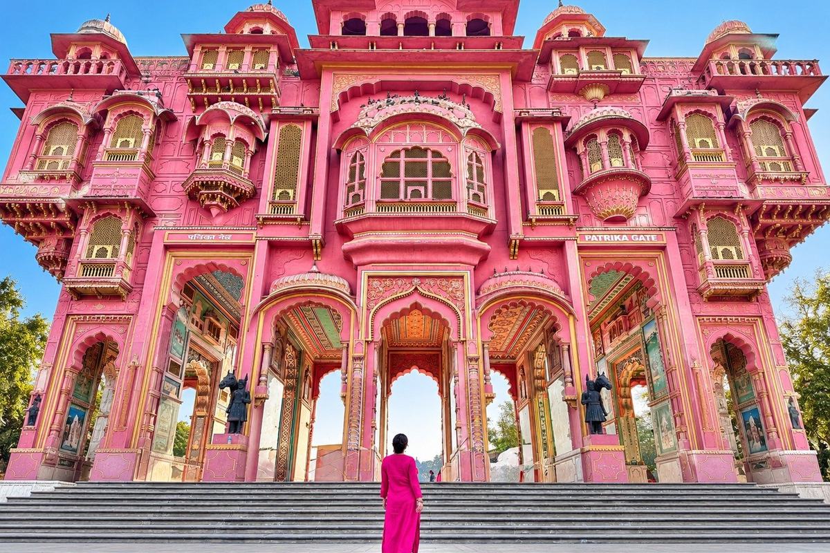 Patrika Gate, Jaipur, India