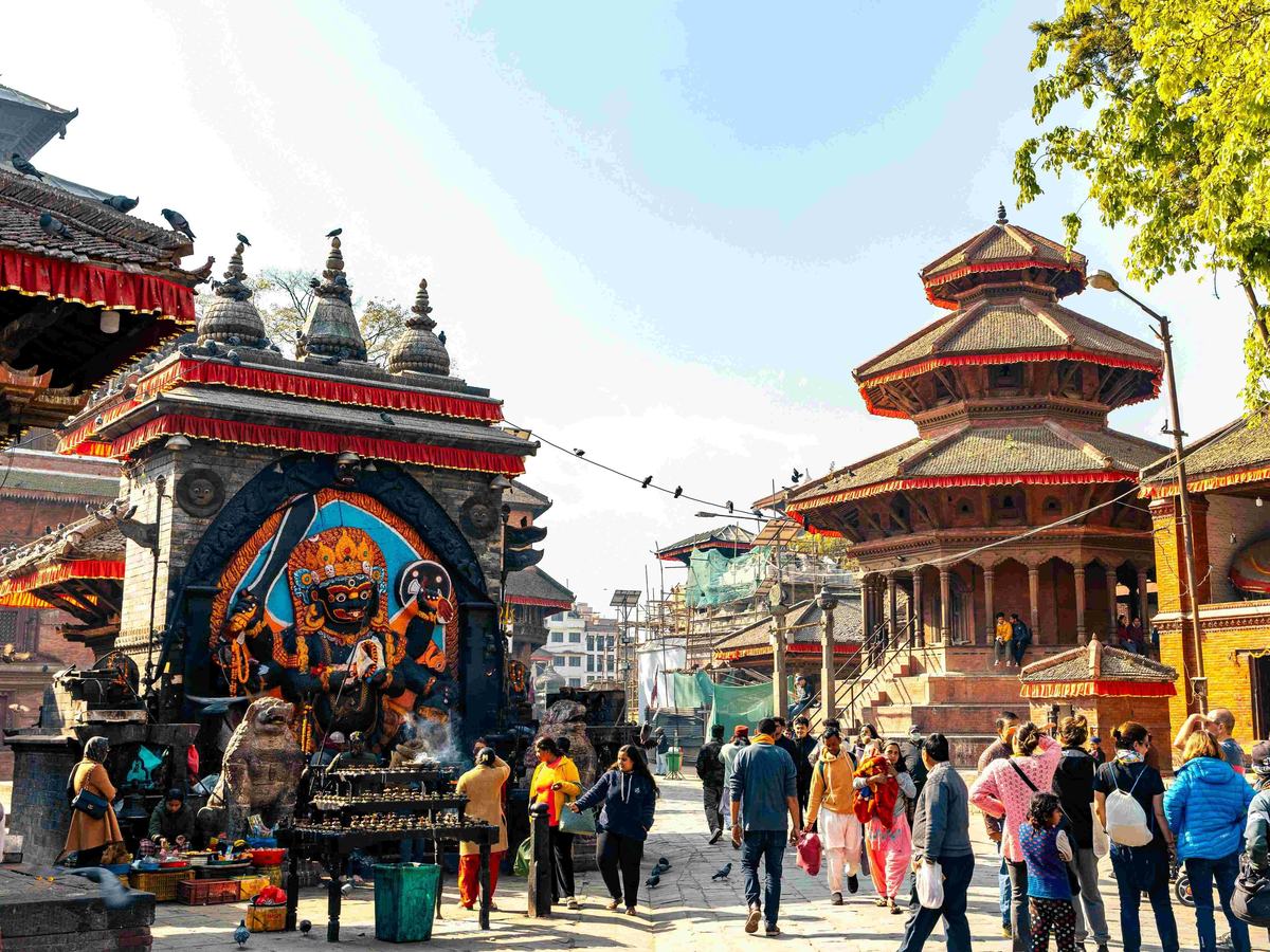 Kal Bhairav in Kathmandu Durvar Square