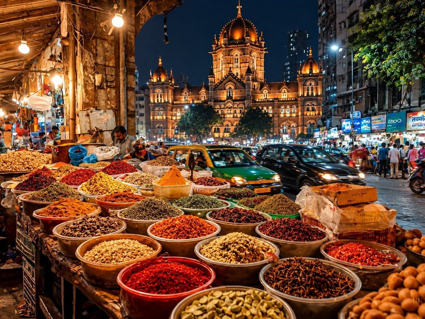 Spices at a street stall