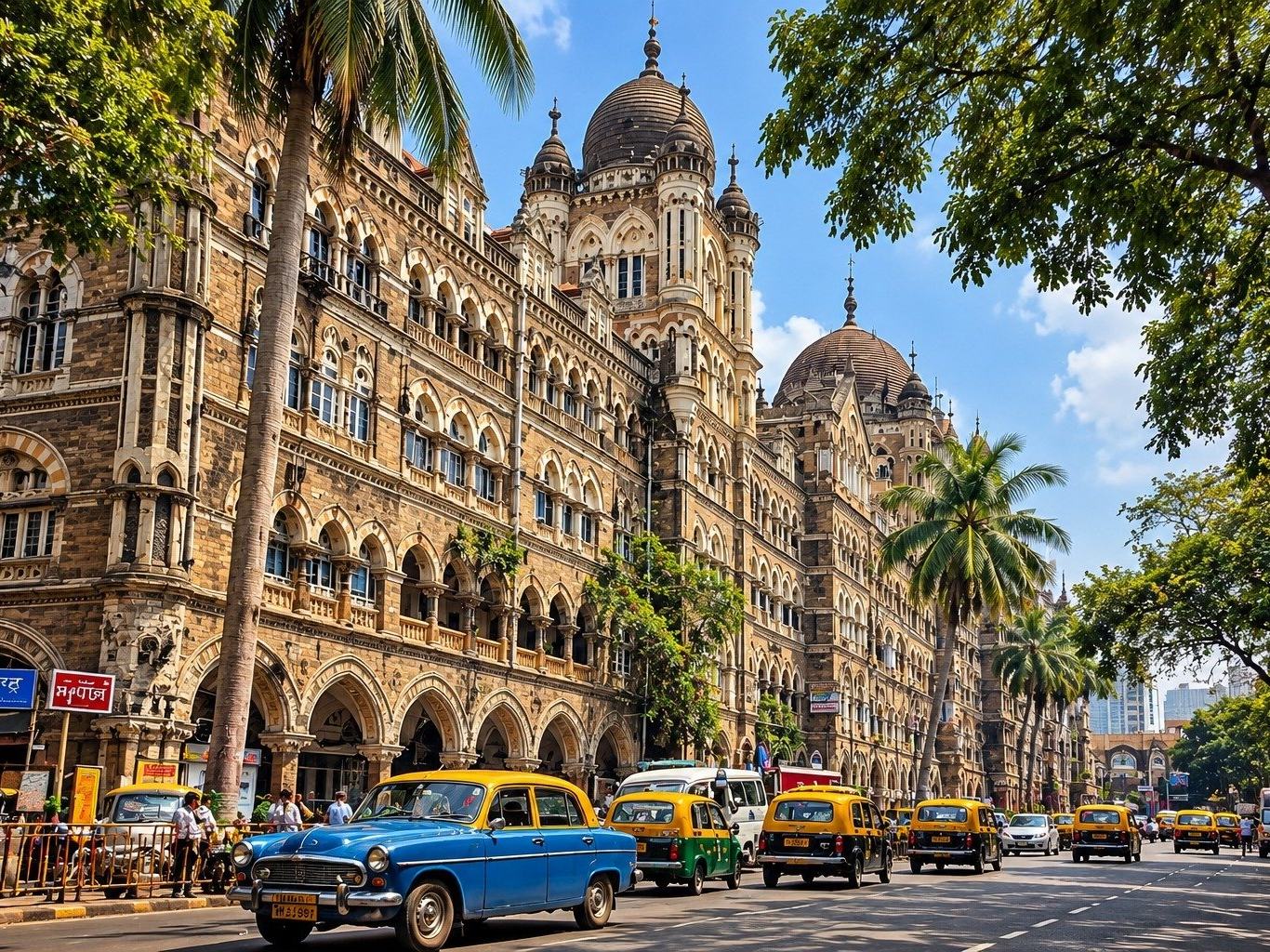 Mumbai's black and yellow taxis