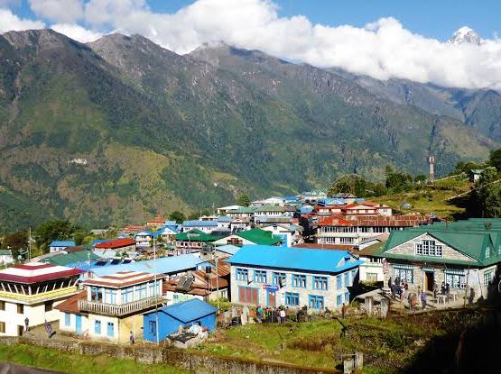 Ariel View of Phakding village