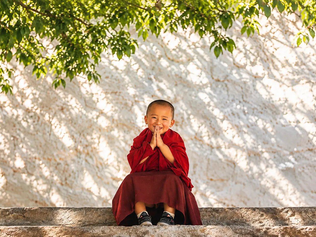 A young monk in Lhasa
