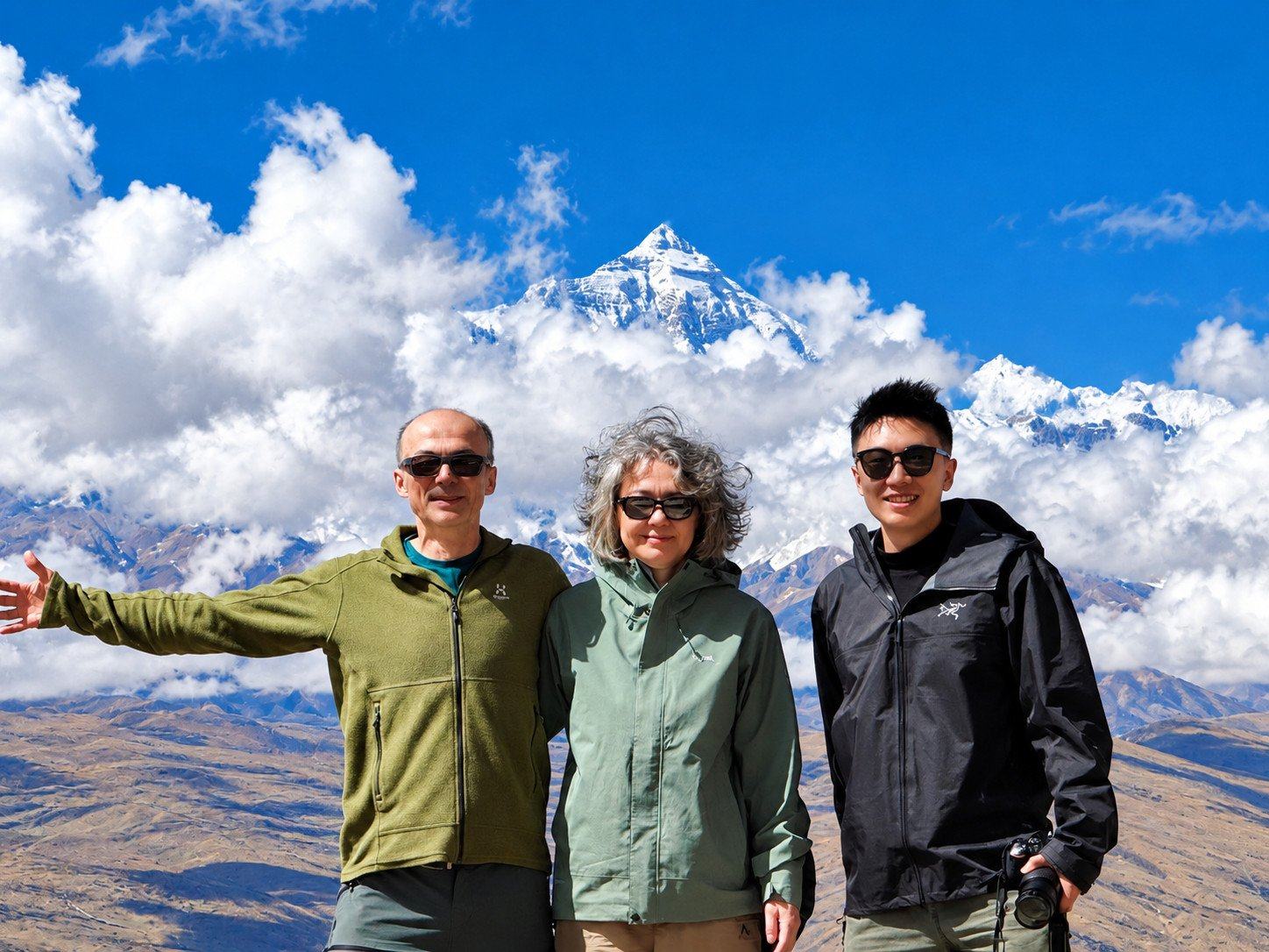 Everest on the skyline
