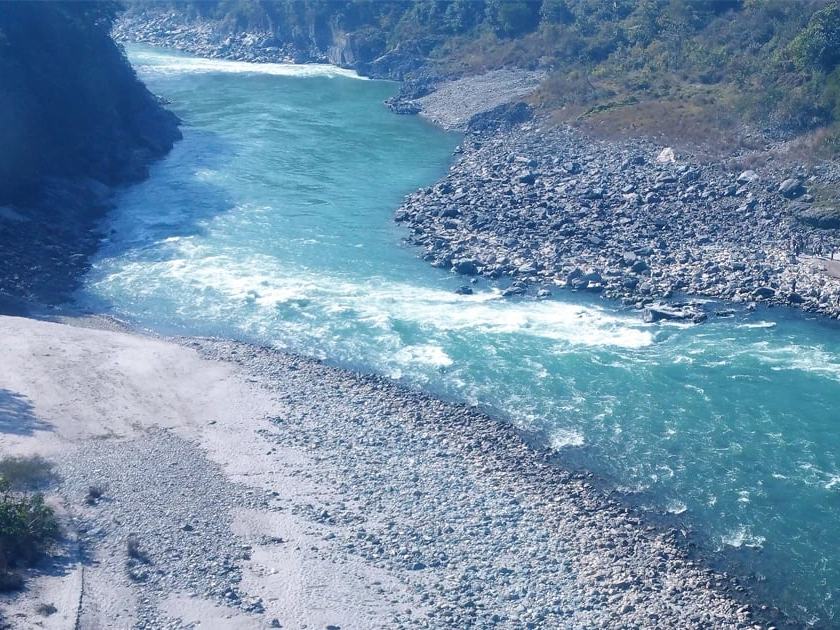Trishuli River on the way to Pokhara