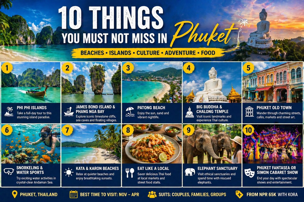 10 Things to Do in Phuket You Must Not Miss | Kora Holidays