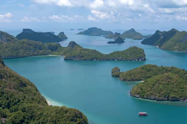 Ang Thong Marine National Park islands near Koh Samui, Thailand