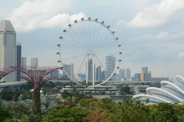 Gardens by the Bay and the Singapore Flyer, Singapore