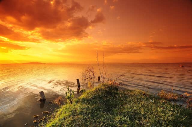 Sunset over Lake Naivasha in the Rift Valley