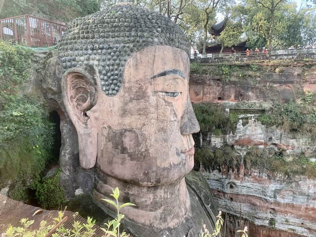 Face of the Leshan Giant Buddha