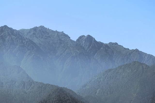 Fansipan peak in the Hoang Lien mountains