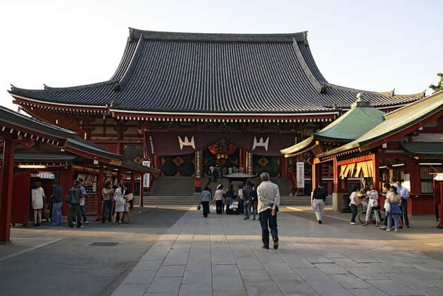 Main hall of Senso-ji temple in Asakusa, Tokyo