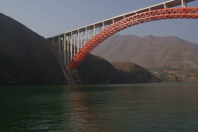The Yangtze at Wushan, the gateway to Wu Gorge