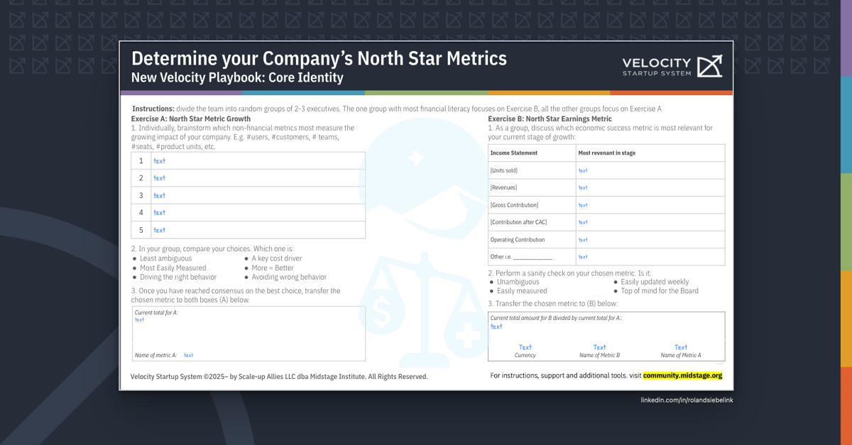 North Star Metrics Framework