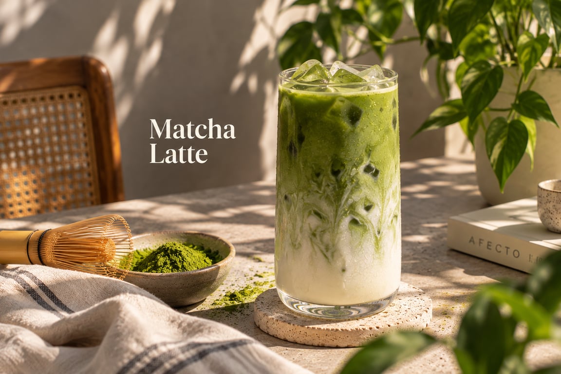 matcha latte - Image 1