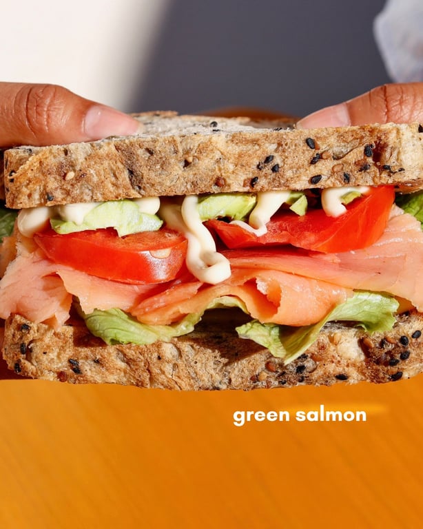 Sandwich Green Salmon - Image 1