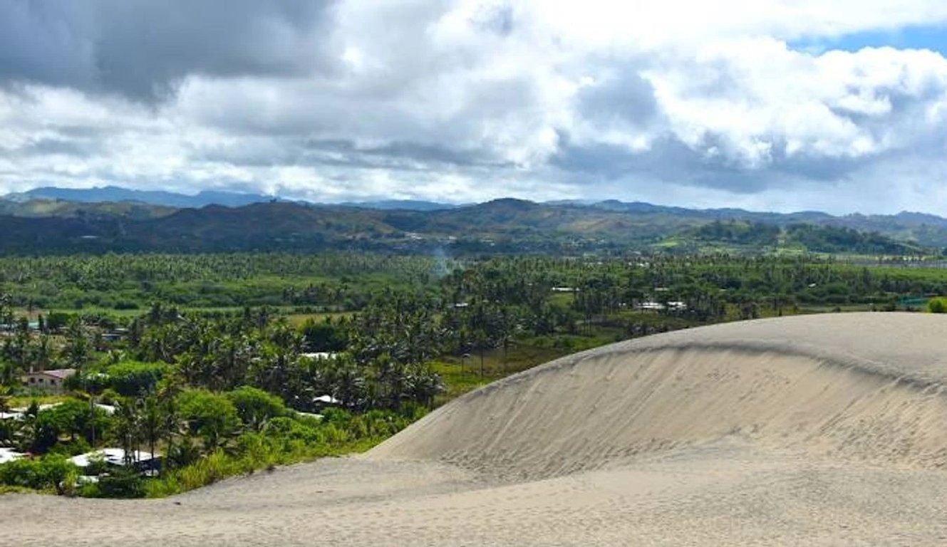 a shot of sigatoka and the sand dune