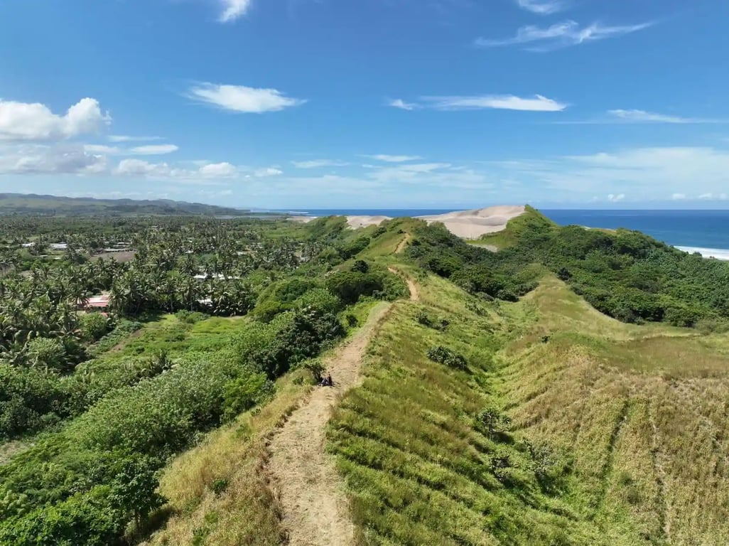 Sand dunes top view sigatoka