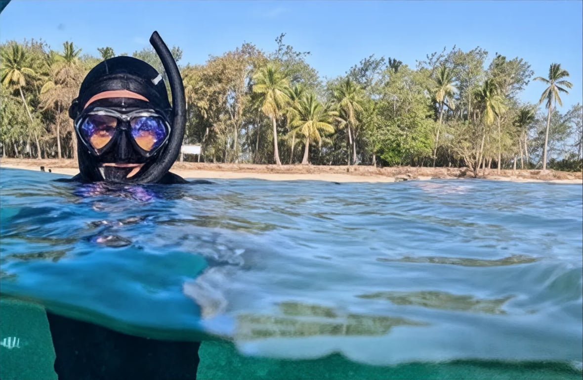 snorkel on the Great Astrolabe Reef of Kadava 