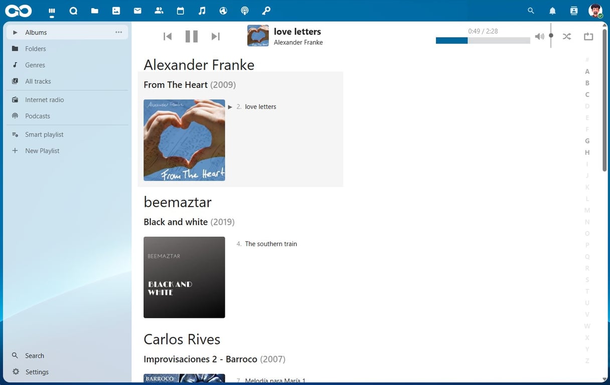 Nextcloud Music
