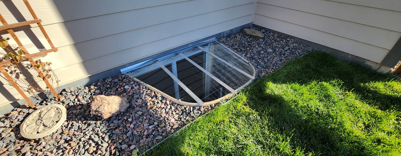 Basement window well replacement in Algonquin Illinois improving appearance and structural integrity