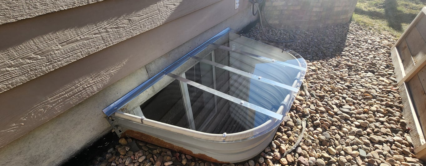 Window well cover installed for safety in Glen Ellyn Illinois
