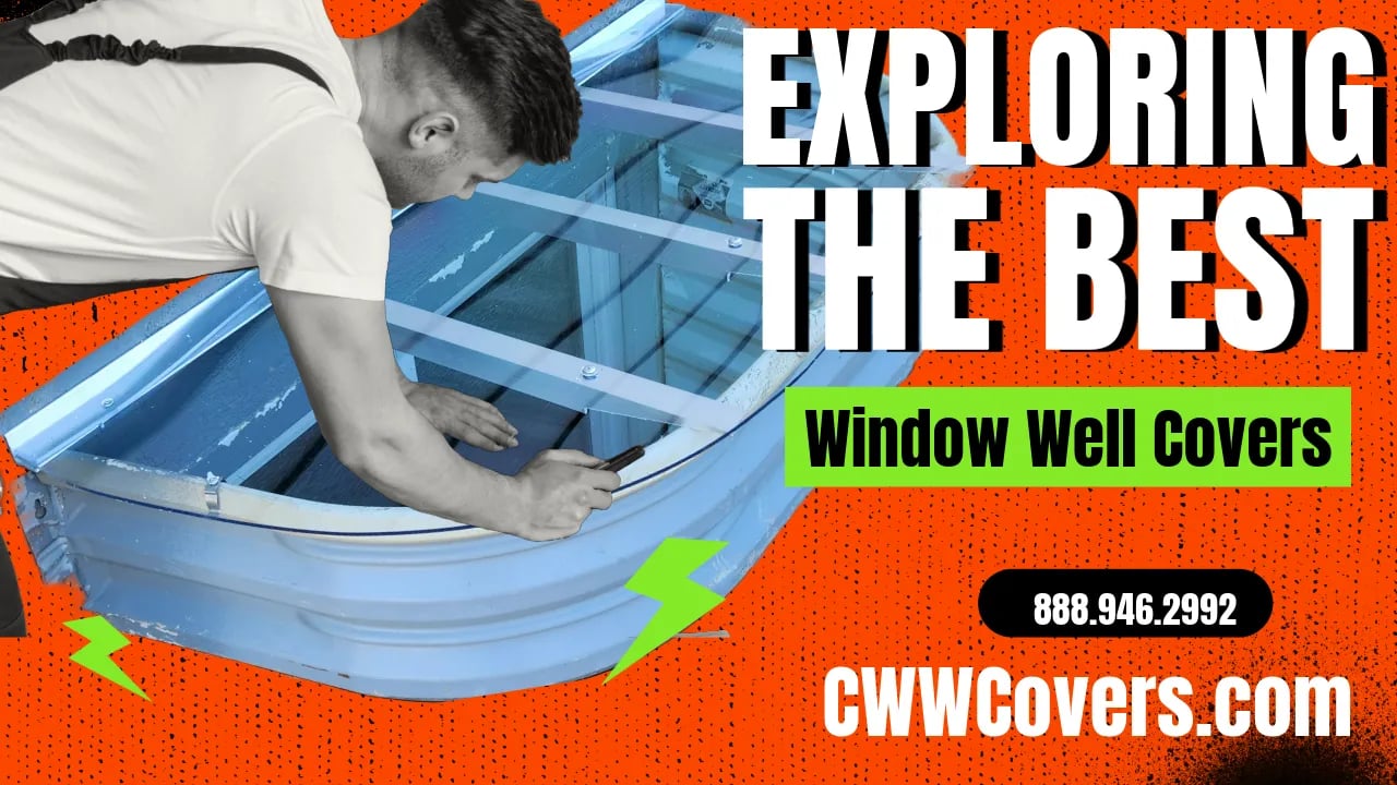 Window well cover installation in Bloomingdale Illinois