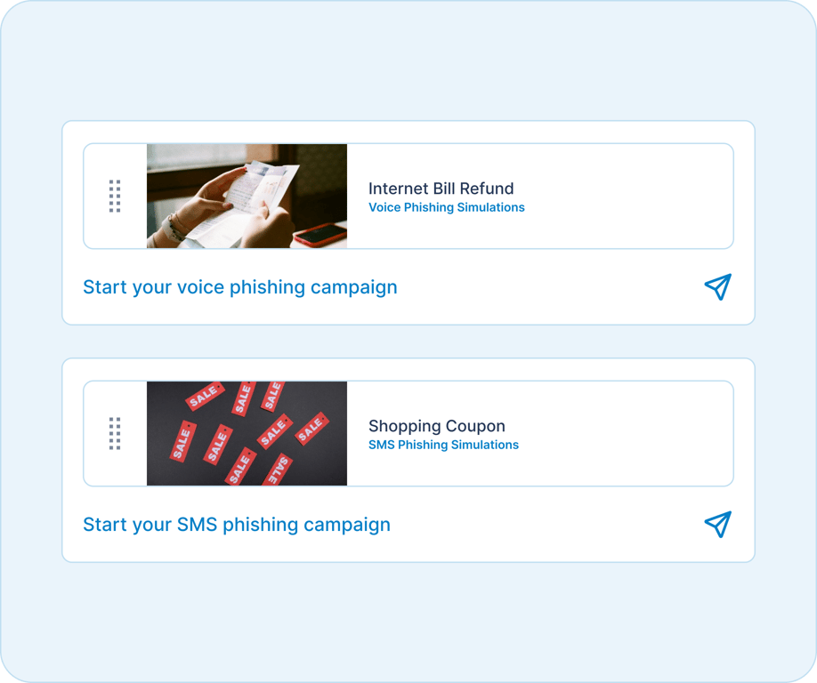 SMS & Voice Phishing Simulations