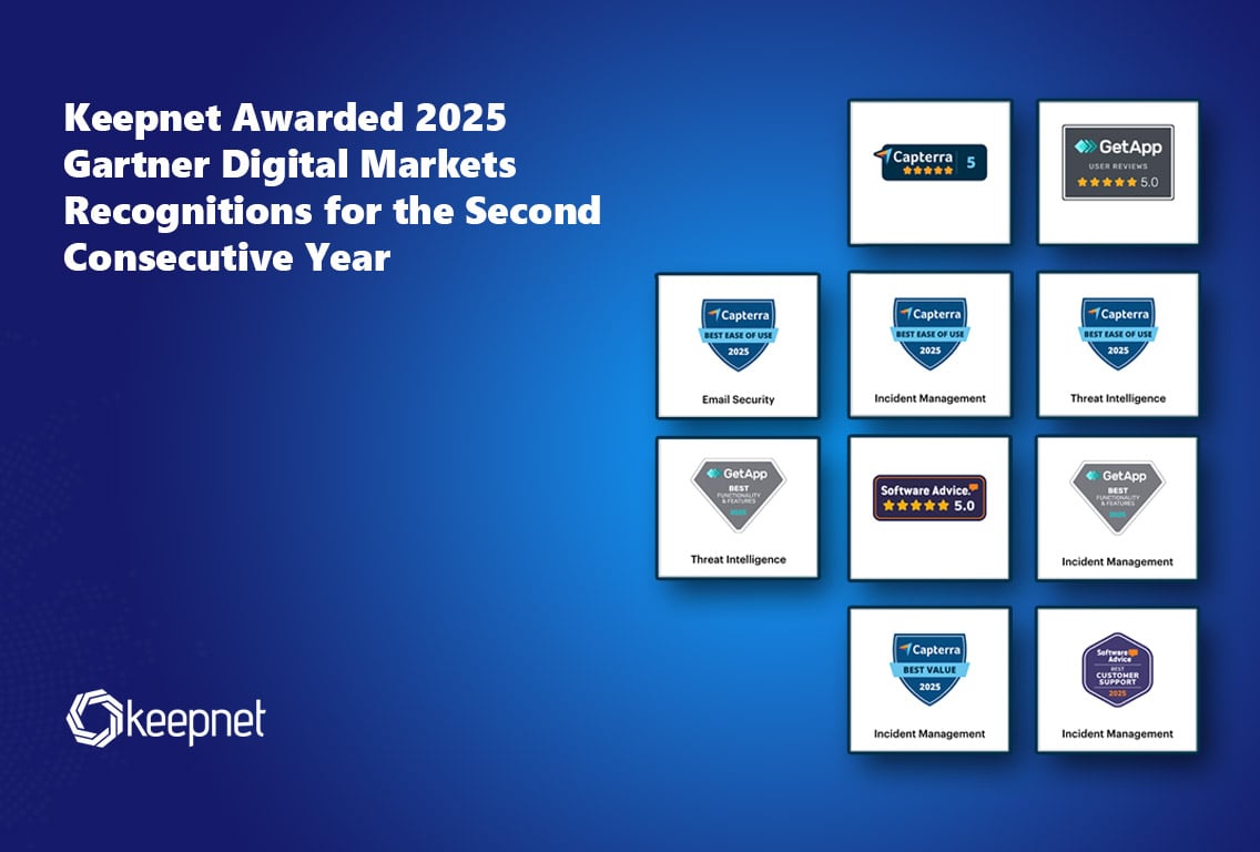 Keepnet Wins 2025 Gartner Digital Markets Awards Again