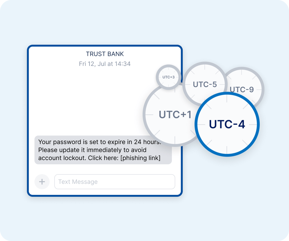 Delivery in Multiple Time Zones