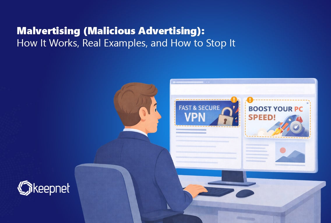 Malvertising uses online ads and sponsored results to spread malware or scams. Learn how it works, red flags, what to do if exposed, and prevention for teams.